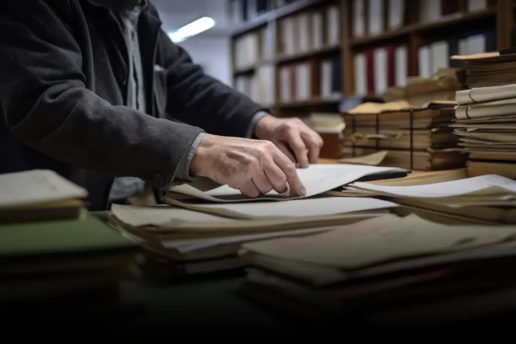 evidence to document after arrest NC